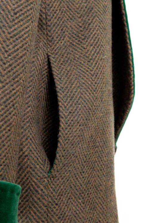 Blazer cuello smoking verde Barcelona - Imagen 8